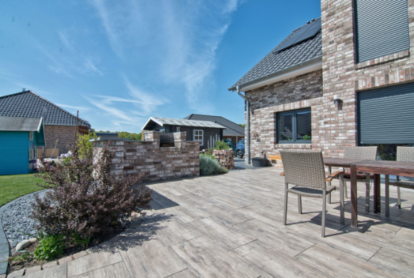 Steinterrasse aus Marmor